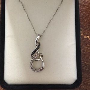 Kay Jewelers - Diamond/Black Accent Necklace